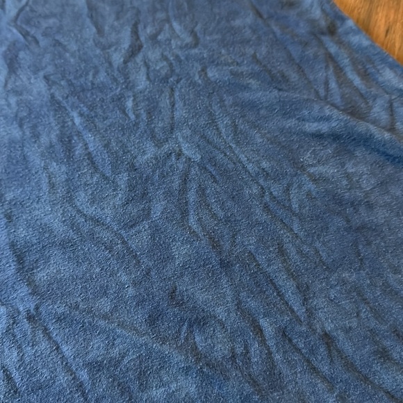 Natural Life Give Love Laugh Blue Dye T-shirt Dress size Small - Picture 4 of 7